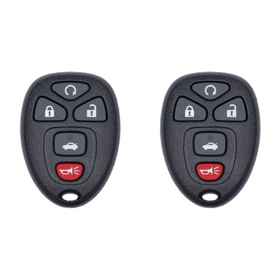 Car Key Fob Keyless Entry Remote for 2010 Chevrolet Impala FCC OUC60270 OUC60221 Part Number 10337867 15912860 20935331 22952176 Pack of 2