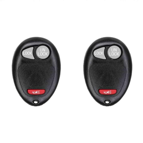Car Key Fob Keyless Entry Remote for Chevrolet Colorado 2006 FCC L2C0007T Part Number 10335583 10335582-88 Pack of 2