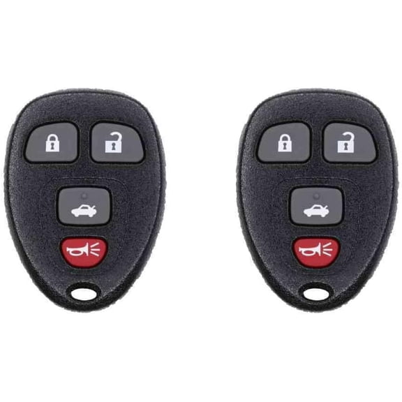 Car Key Fob Keyless Entry Remote for Chevrolet Impala 2008 FCC Part Number 15912859 20935330 10337866 15859329 20833561 22952177 Pack of 2