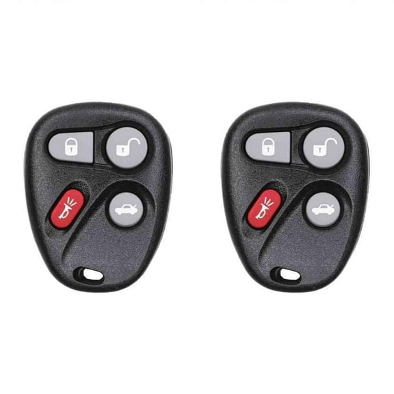 Car Key Fob Keyless Entry Remote for Pontiac Montana 2002 FCC L2C0007T Part Number 10335587 Pack of 2