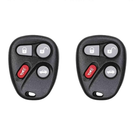 Car Key Fob Keyless Entry Remote for Pontiac Montana 2003 FCC L2C0007T Part Number 10335587 Pack of 2