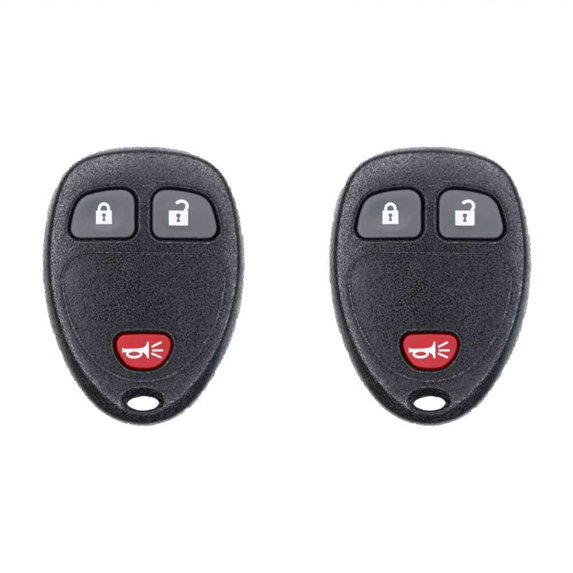 Car Key Fob Keyless Entry Remote for Pontiac Montana 2005-2008 FCC KOBGT04A Part Number 15777636 15100811 Pack of 2