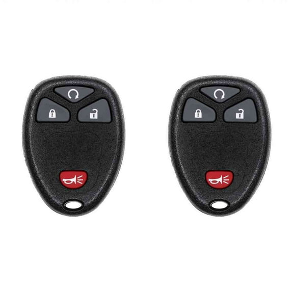 Car Key Fob Keyless Entry Remote for Pontiac Montana 2005 SV6 FCC KOBGT04A 2AOKM-GV1 Part Number 15114374 Pack of 2