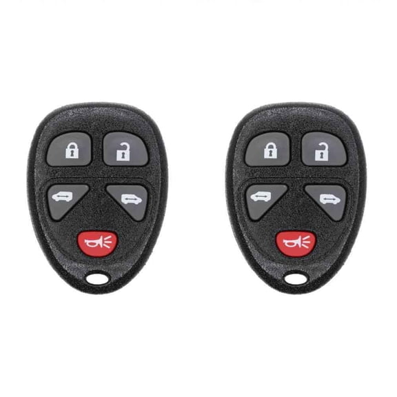 Car Key Fob Keyless Entry Remote for Saturn Relay 2005 FCC KOBGT04A Part Number 15788020 Pack of 2