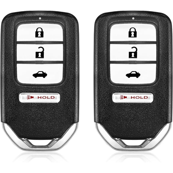 Car Key Fob Remote Keyless Entry Control 433MHz 4 Button Replacement for 2018-2022 Honda Accord LX Sport 20SPT - 2 Pack