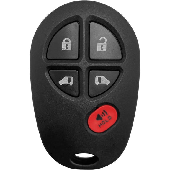 Easy to Use Car Key Fob Replacement For 2004-2016 Toyota Sienna VAN Keyless Remote 5 Button FCCID: GQ43VT20T ;by AUTO KEY MAX (1)