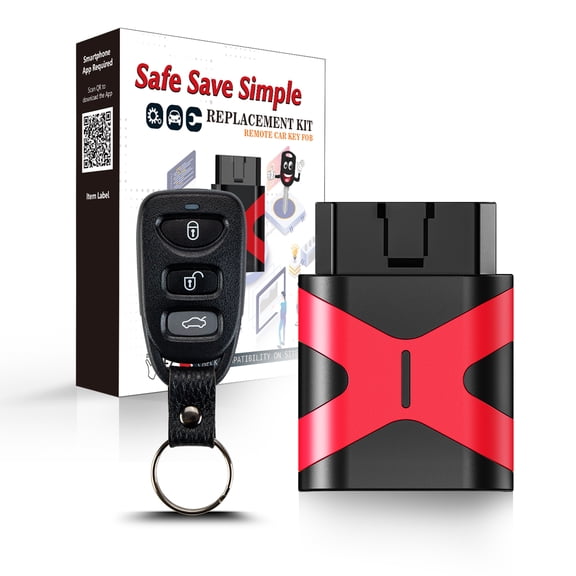 Car Key Fob and Self Porgrammable Keyless Entry Remote Replacement for 2010-2013 Kia Optima and 2012-2017 Hyundia Veloster with FCC: NYOSEKS-TF10ATX