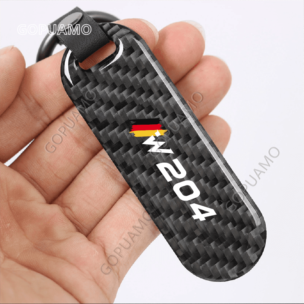 Car Key Ring With Horseshoe Buckle For Mercedes Benz W204 Car Keychain Keyring Auto Accessories