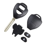 Car Key Shell Remote Car Key Shell Auto Parts Car Accessories Replacement 2 Button Easy Installation Good Effect Fangkenuo