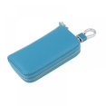 thumbnail image 1 of Car Key Wallet Case Leather Car Key Chain Coin Holder Zipper Key Case (Blue), 1 of 5