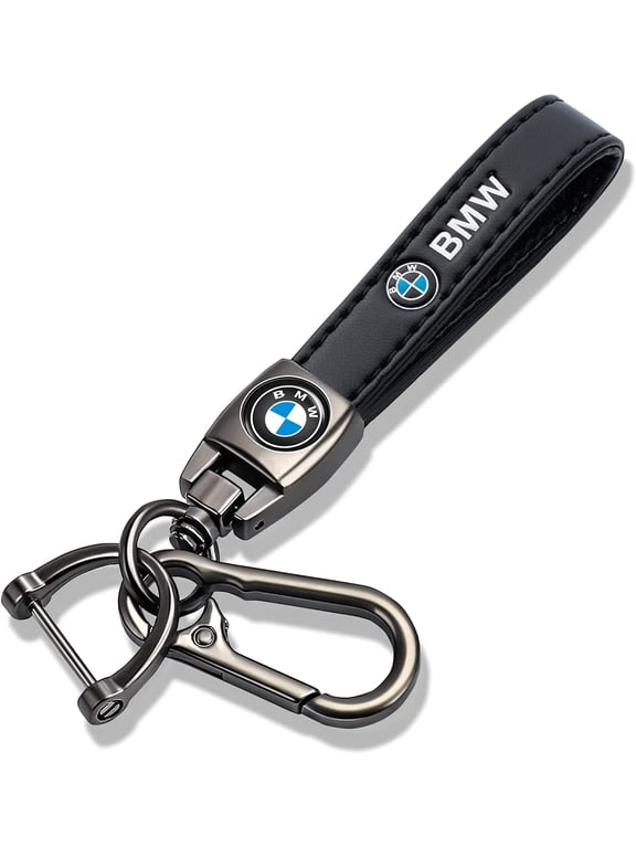 Car Keychain Compatible with bmw Series Key Chain Ring Accessories for Man and Woman Interior Accessories Black