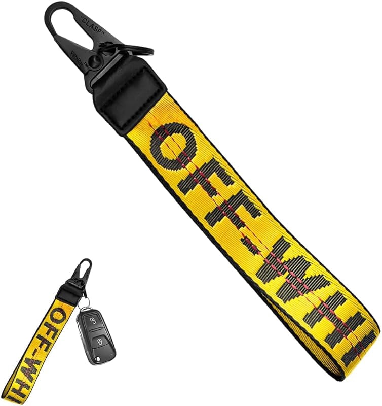 Porte-clés Bracelet En Tissu Avec Mousqueton - Léger, Durable - Pour Clés De Voiture