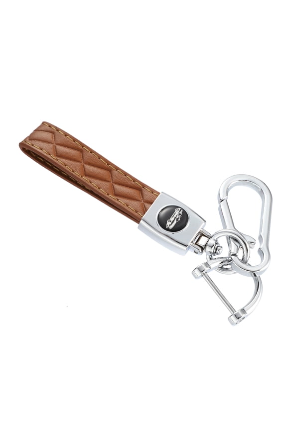 Car Keychain Universal Key Holder Lozenge Shape Cars Keychain Car Home Key for Men and Woman Silver Tone Yellow