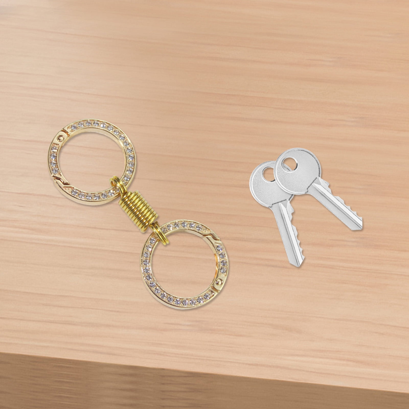 Car Keychain for Women, Carabiner Keychain with Key Rings