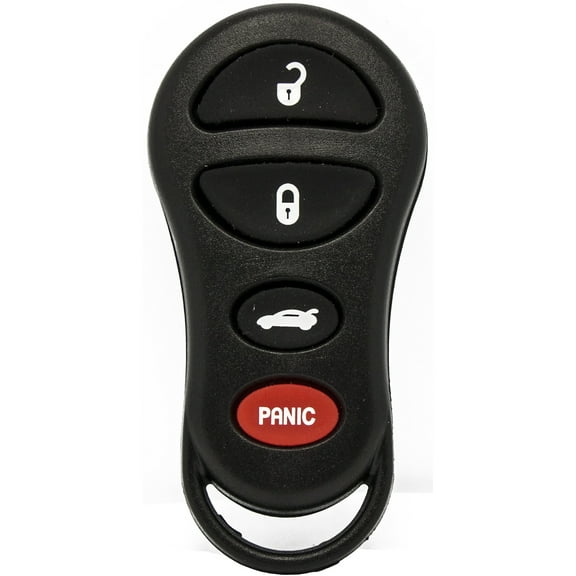 Car Keys Express Car Remote Replacement Case - Chrysler 4 Button Shell Only; No Electronics
