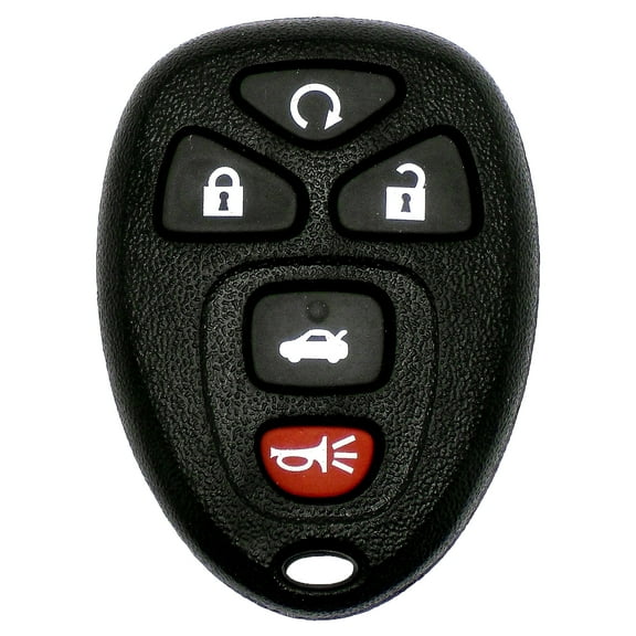 Car Keys Express Car Remote Replacement Case - GM 5 Button Black Shell Only; No Electronics