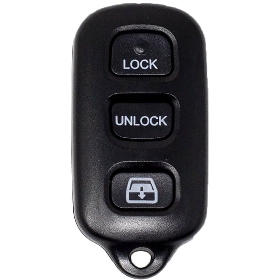 Car Keys Express Car Remote Replacement Case - Toyota 4 Button Black Shell Only; No Electronics