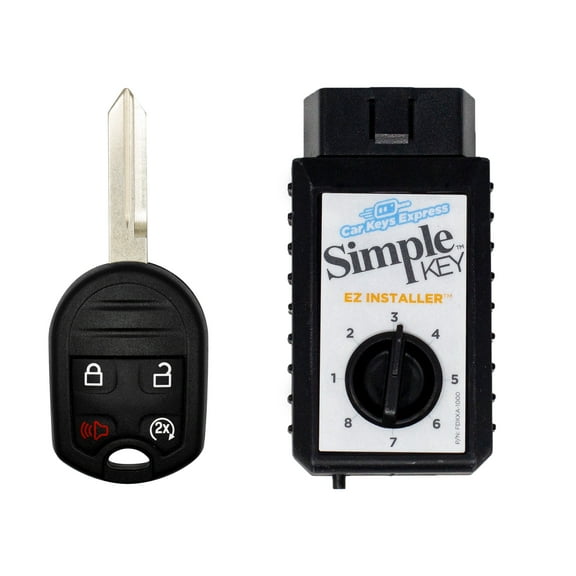 Car Keys Express Ford 4-Button Remote Combo with Simple DIY Replacement and Remote Start