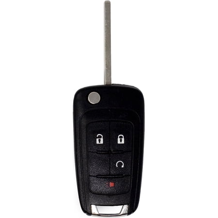Car Keys Express GM Simple Key – 4 Button Flip Remote with Remote Start