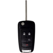 Car Keys Express GM Simple Key   4 Button Flip Remote with Remote Start