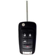 Car Keys Express GM Simple Key   4 Button Flip Key Fob with Trunk Release