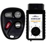 Car Keys Express Replacement GM Remote   4 Buttons Lock, Unlock, Panic, and Trunk with Programming Device and Button Pad Configurations