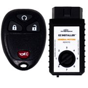 Car Keys Express Replacement GM Remote - 4 Buttons Lock, Unlock, Panic, and Remote Start Includes programming device