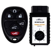 Car Keys Express Replacement GM Remote - 6 Buttons Lock, Unlock, Panic, Hatch, Hatch Glass, and Remote Start Includes Programming Device