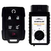 Car Keys Express Replacement GM Remote - 6 Buttons Lock, Unlock, Panic, Hatch, Hatch Glass, and Remote Start Includes programming device