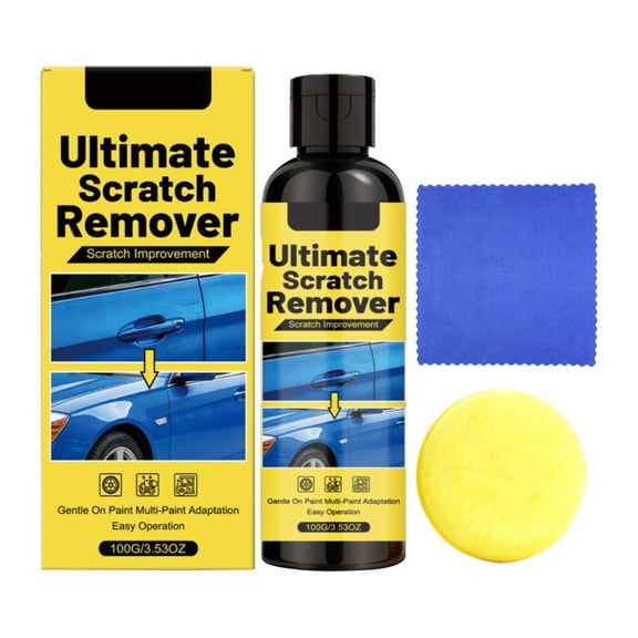 Car Kit, Car Paint Scratch Remover, Ultimate Scratch and Swirl Remover, Scratch Repair for Vehicles, Car Detailing Supplies, 100Ml Full 3-Piece Set with Scratch Repair Fluid,