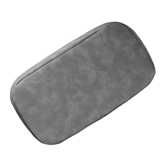 OUNONA Driver Side Knee Pad Knee Cushion Grey Suede 1Pack Car Interior Accessories