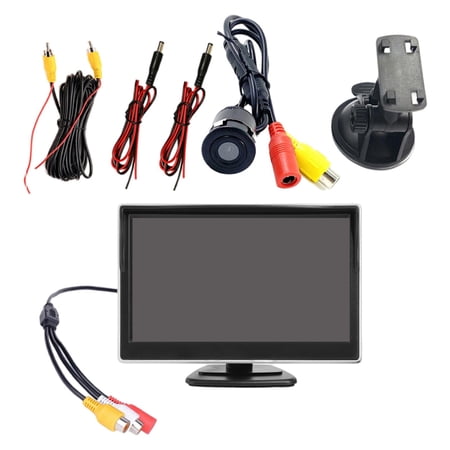 Car LCD Monitor Screen Color Fit for Parking Backup Rear View Camera