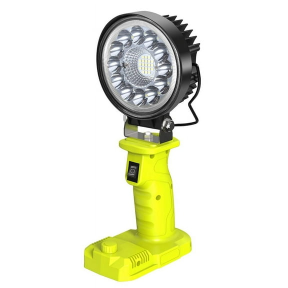 Car LED Alarm Work Light Flashlight Searchlight Torch Spotlight Camping Lamp for 18V Lithium Battery P107 P108 PBP005
