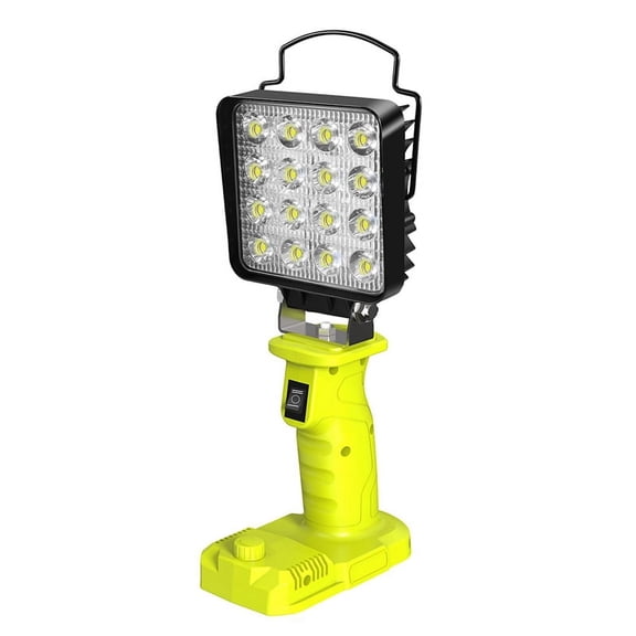Car LED Alarm Work Light Flashlight Searchlight Torch Spotlight Camping Lamp for 18V Lithium Battery P108 PBP005 PBP002
