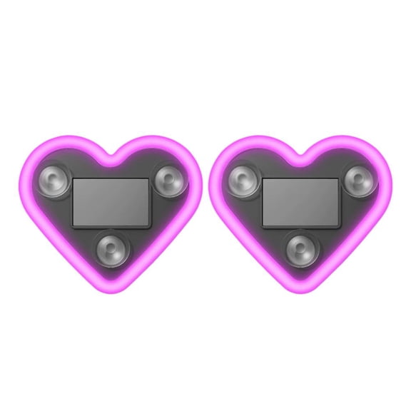 Love Atmosphere Light - Solar-Powered Heart-Shaped LED Neon Lights, Waterproof Valentines Day Car & Window Decor