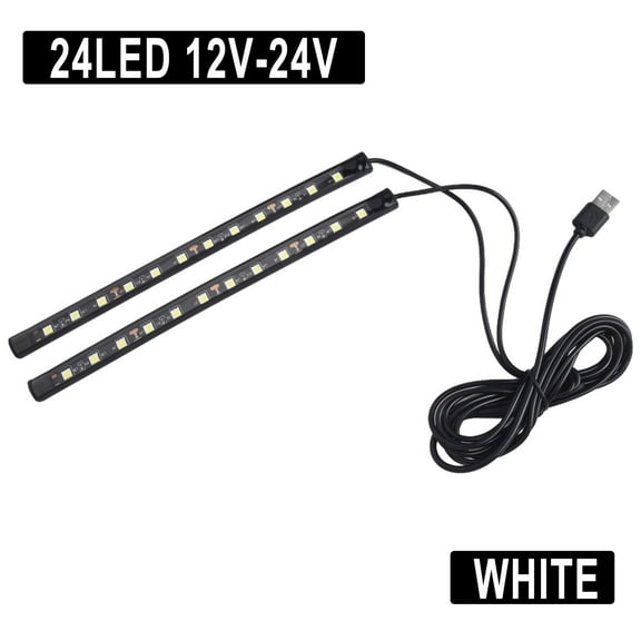 Car LED Foot Light Strip USB Decorative Atmosphere Signal Lamp Car Interior Trim Lighting For Car Interior Floor Or Dash