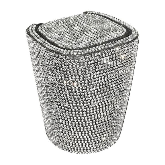 Car LED Light Ashtray, AIYUQ.U Portable Car Ashtray with Lid, Stand Cylinder Smokeless Ash Tray, Mini Car Trash Can Auto Ashtray for Universal Cup Holder