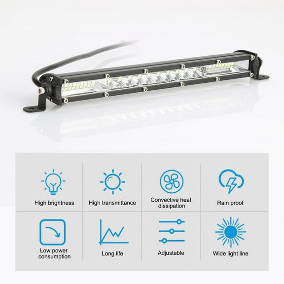 Car LED Work Light Bar Flood Spot Light Driving For Offroad Truck SUV ATV