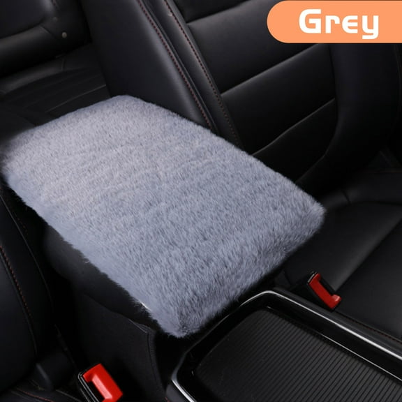 Car Leather Armrest Pad Cover, Auto Center Console Box Cushion Mat, Protects From Scratches & Stains, Fine Workmanship, Comfortable For Arm, Elastic Fixing, Suitable For Trucks Cars SUVs
