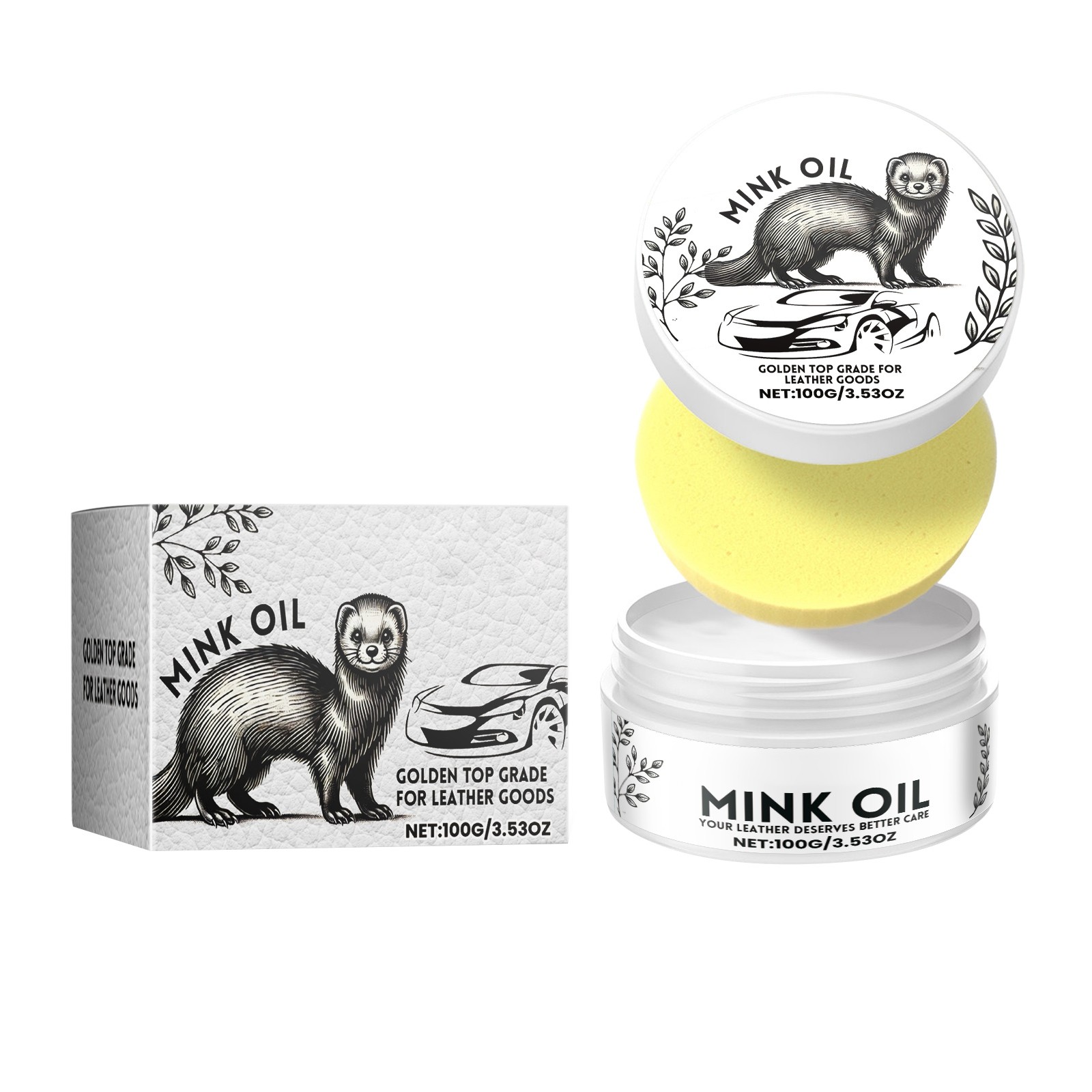 Car Leather Care Cleaning Oil Film Removal Decontamination Stain