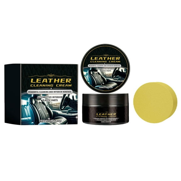 Car Leather Repair Cream Scratch Remover Color Restorer For Seats Shoes Sofa Bottle 3.38 Fl Oz