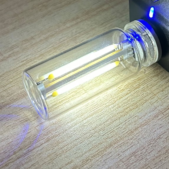 Car Led Lights Interior Touch-Controlled Usb Bedside Vehicle Atmospheres Lamp Ceramic Led Glass Bottle Creative Romantic Mini Night Light Bulb