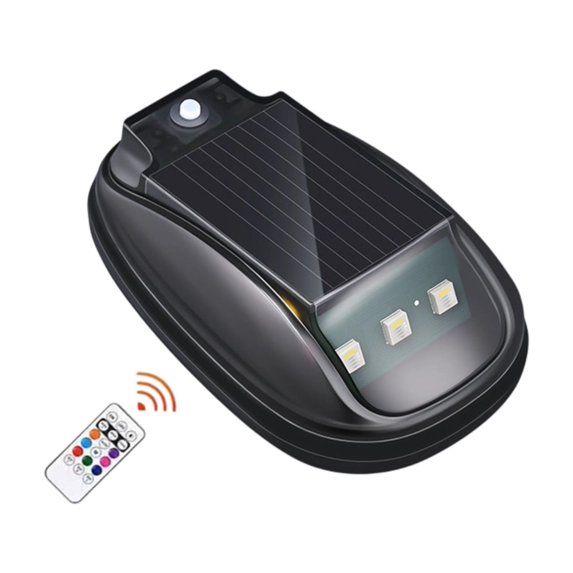 Car Led Solar Light Strip, Rgb Strobe Function For Car Exterior Decoration, Solar-Powered Car Roof Lighting Kit With Remote Control For Suv Truck Vehicle Interior And Exterior