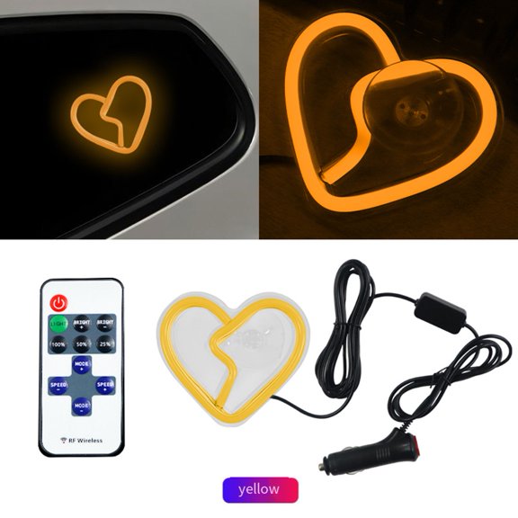 Car Led Window Light Atmosphere Lamp Ambient Light Flashing Glowing Lighting