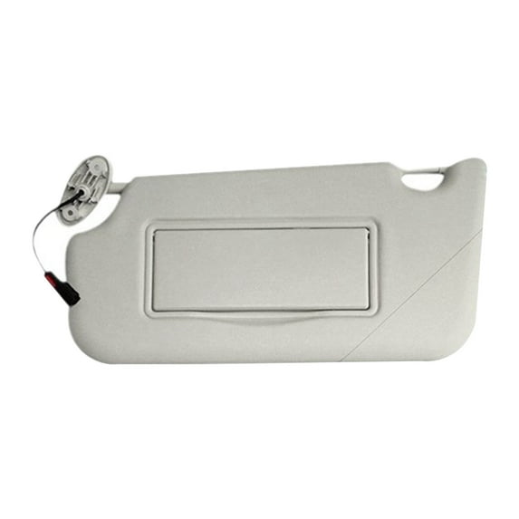 Car Left Driver & Right Passenger Side Sun Visor With Makeup Mirror, For Ford Focus 2012 2013 2014 2015 2016 2017 2018 Replacement Sunshade Sun With Light -Main driver-left