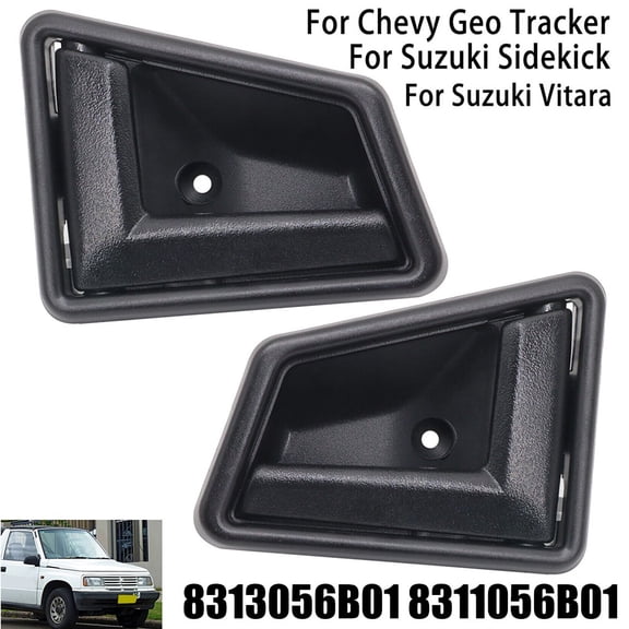 Car Left & Right Inner Handle For Suzuki Vitara 88-99 8313056B01 8311056B01 Pair