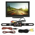 thumbnail image 1 of Car License Backup Camera Rear View Parking System Night Vision 5 Inch Car Monitor TFT LCD Screen Digital Rear View Camera, 1 of 7
