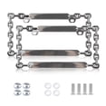 thumbnail image 1 of KINGWOLF 2Pack Car License Plate Frame Chain Accented Tough, 1 of 6