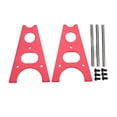 thumbnail image 1 of Car Lifting Tool Repair Wheel Lift Stand Decoration Part Universal for 1/8 1/10 Model CarRed, 1 of 8
