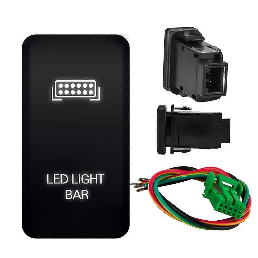 Car Light Bar Push Button Switch Onoff Waterproof For Toyota Fj
